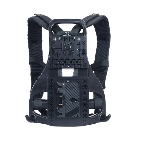 Outdoor Broadcast Camera Vest with V-Mount Support