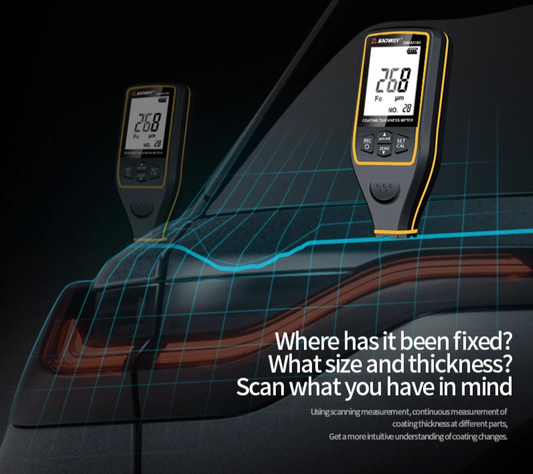 Portable Coating Thickness Meter 1700um Automotive Tester