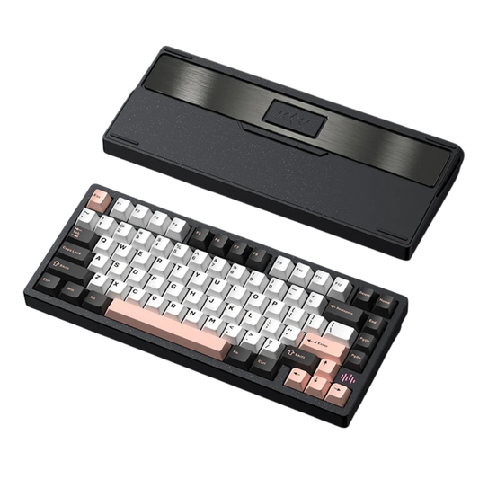 75% Wireless RGB Mechanical Keyboard Spray Black FR4