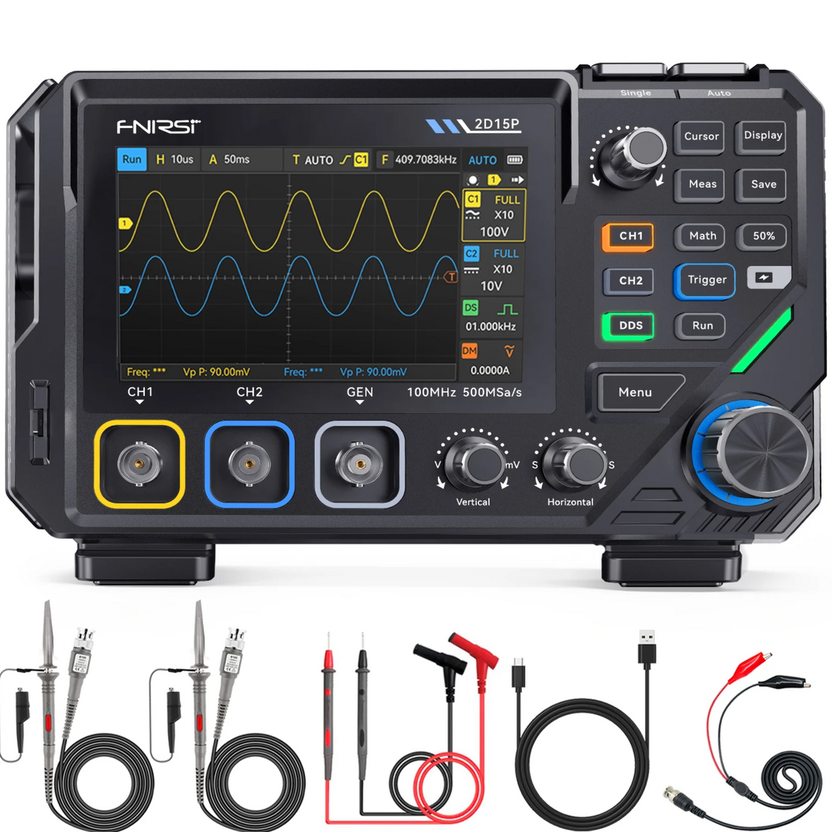 2 Channel 100MHz Digital Oscilloscope Multimeter 3in1