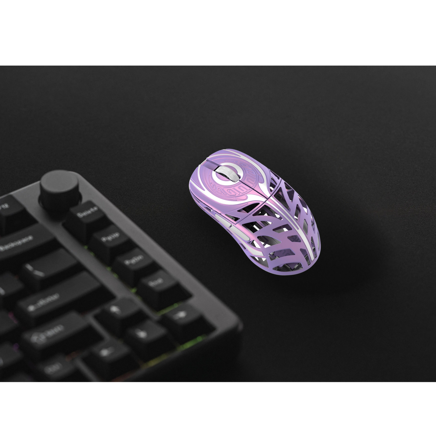 High Precision Gaming Mouse PAW3950HS Wireless Purple