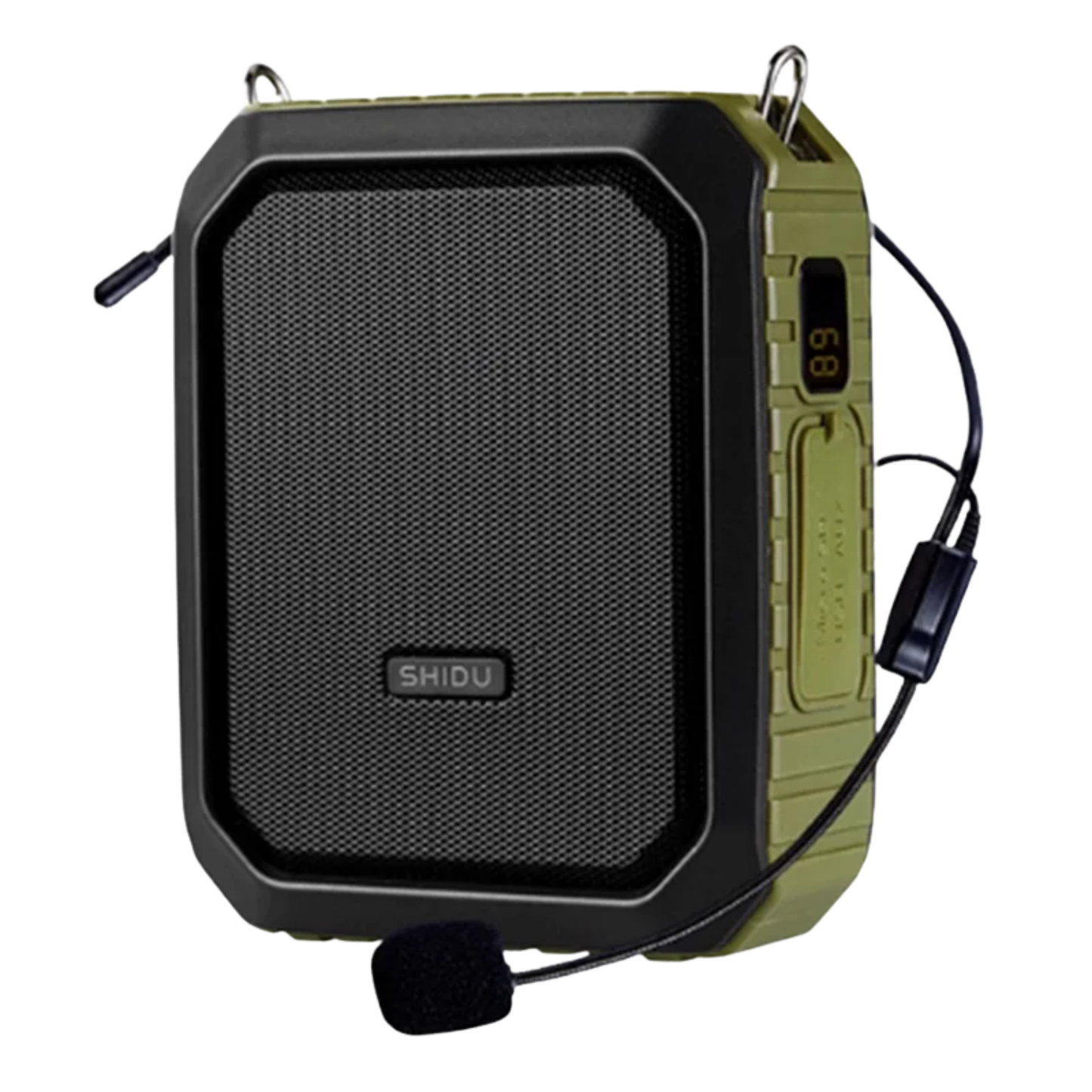 Portable Voice Amplifier with Microphone Bluetooth Speaker Green