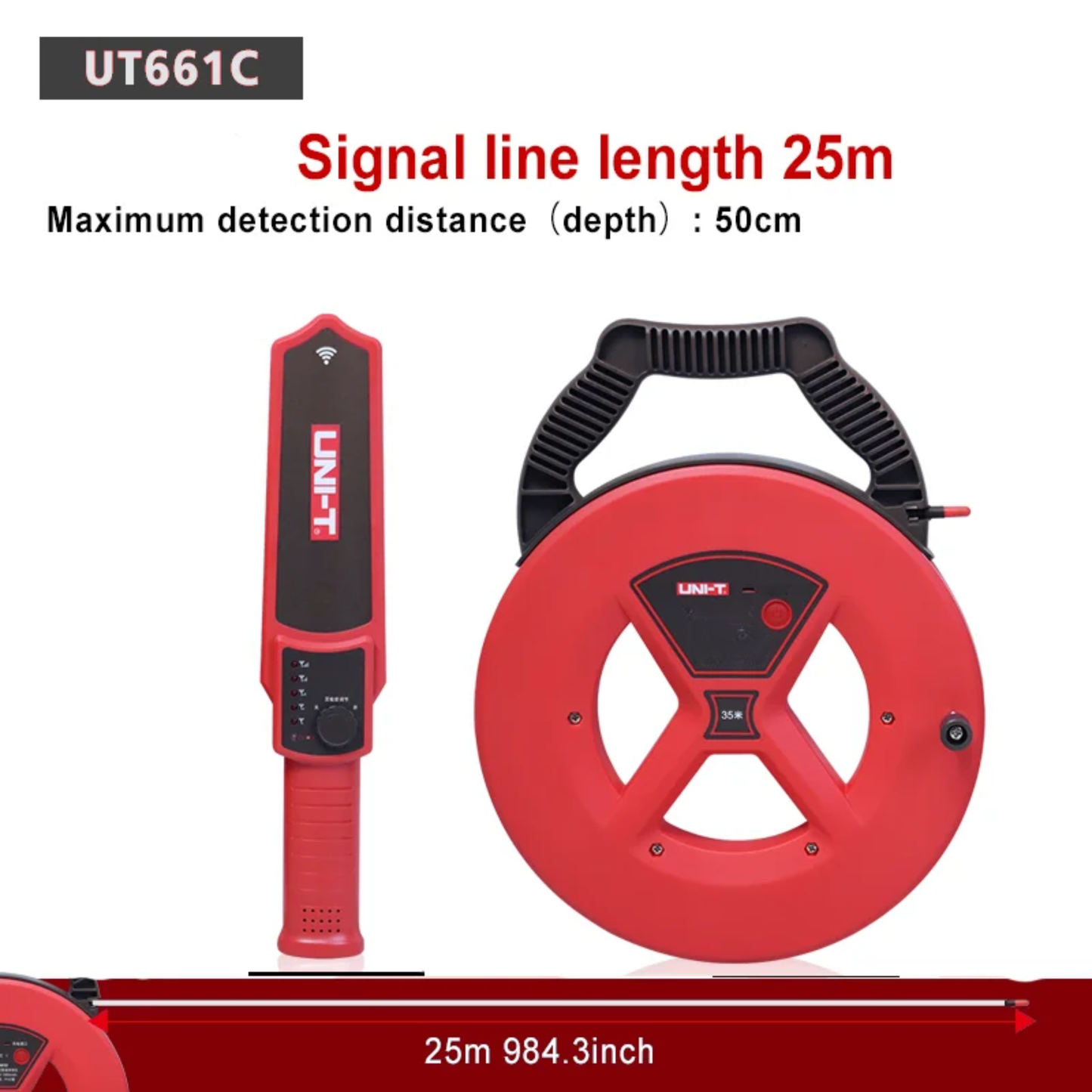 UNI-T 25m Pipeline Scanner for Residential and Commercial