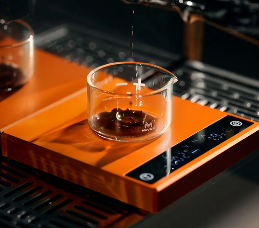 Smart Coffee Scale 0.1g Precision USB-C Rechargeable Orange