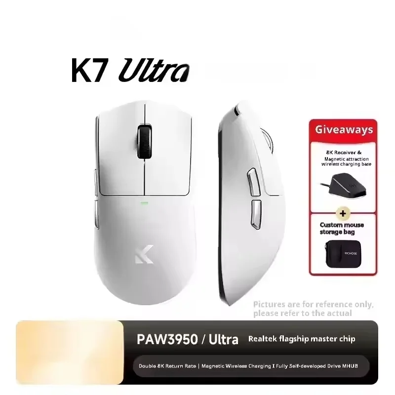 Ultra Lightweight Tri-Mode Wireless Gaming Mouse 42000DPI