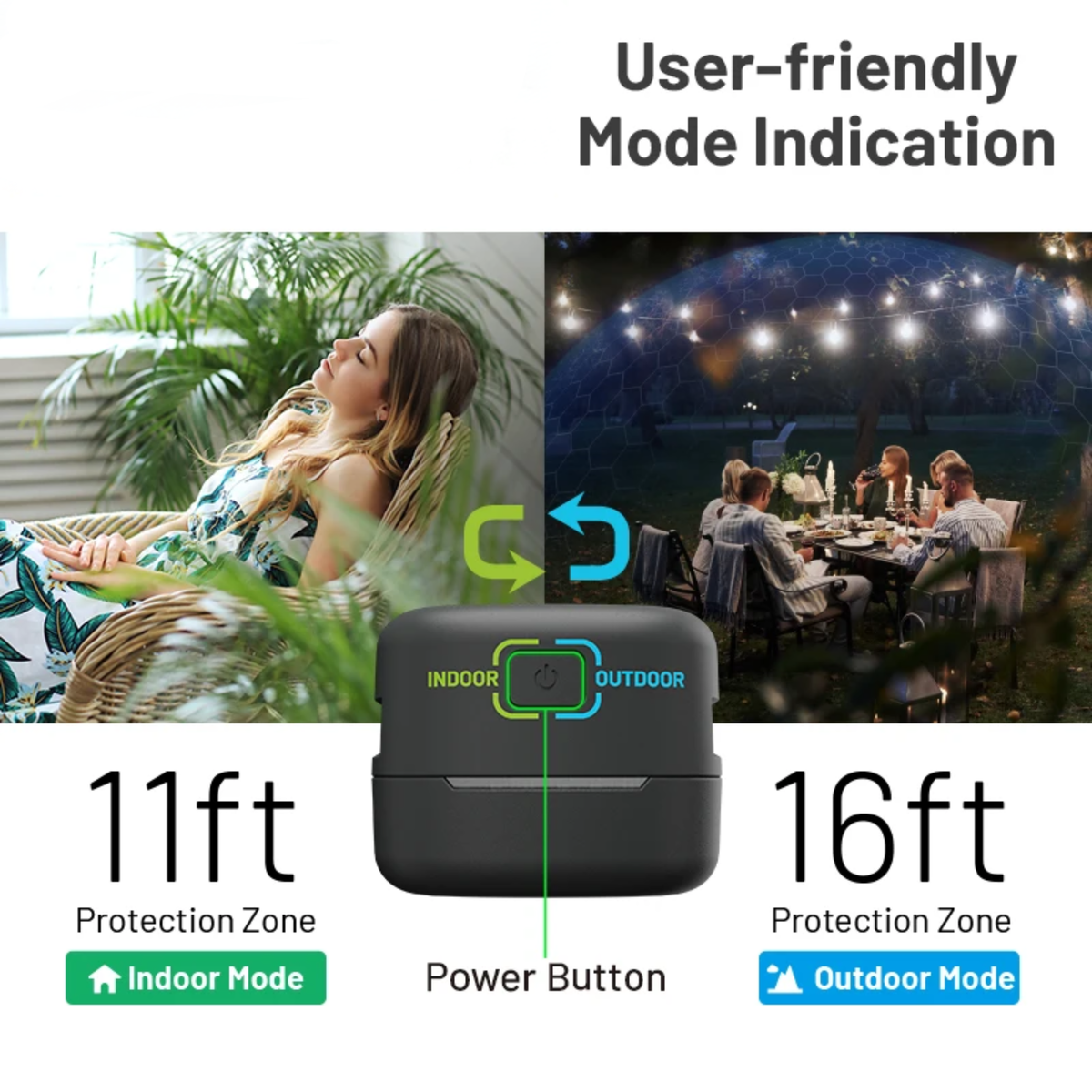 Portable Rechargeable Mosquito Repeller for Camping and Outdoor Use