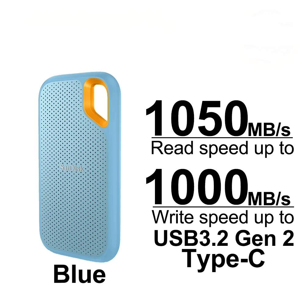 4TB E61 High Capacity Portable Solid State Drive USB C
