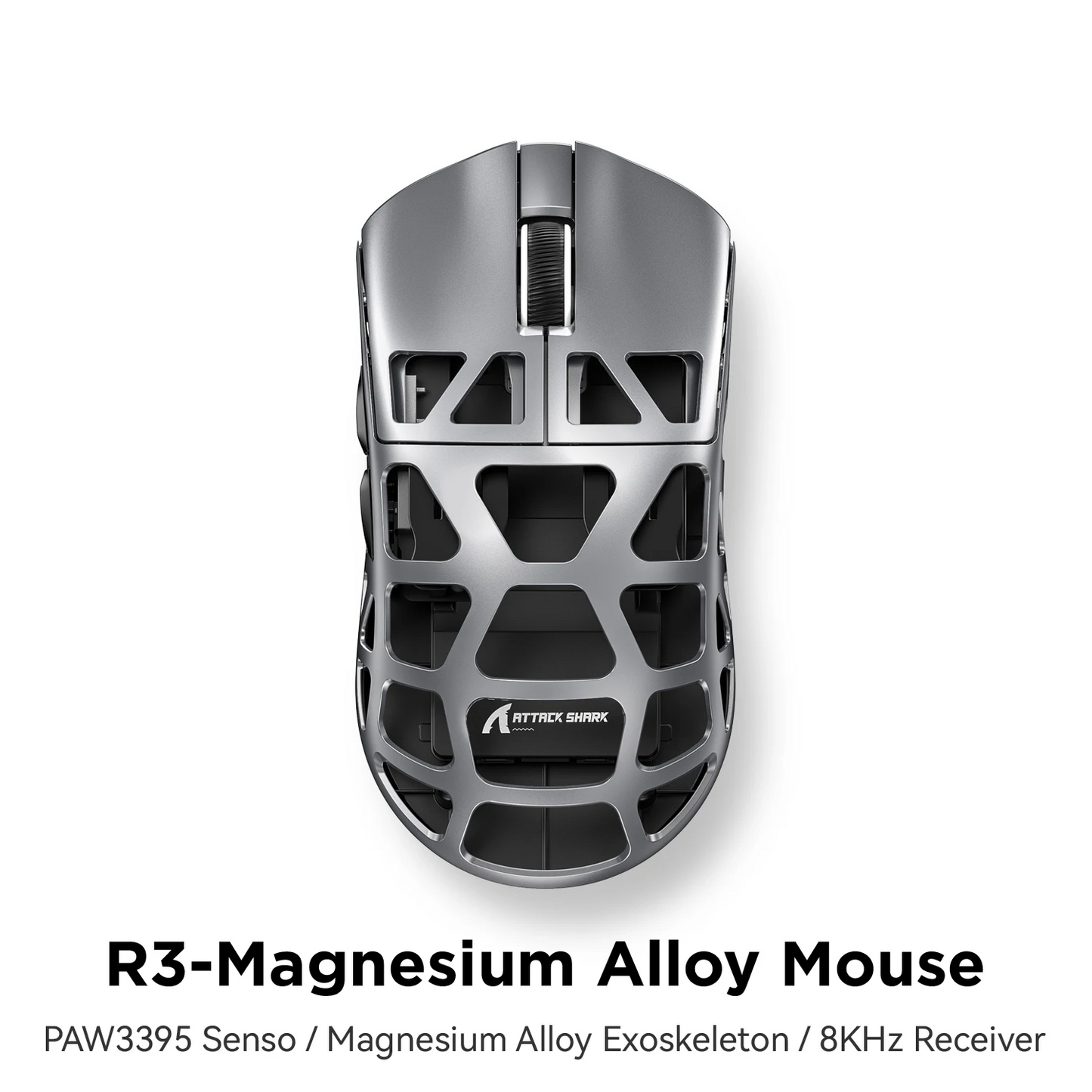 Ultra-Light Magnesium Alloy Gaming Mouse Grey