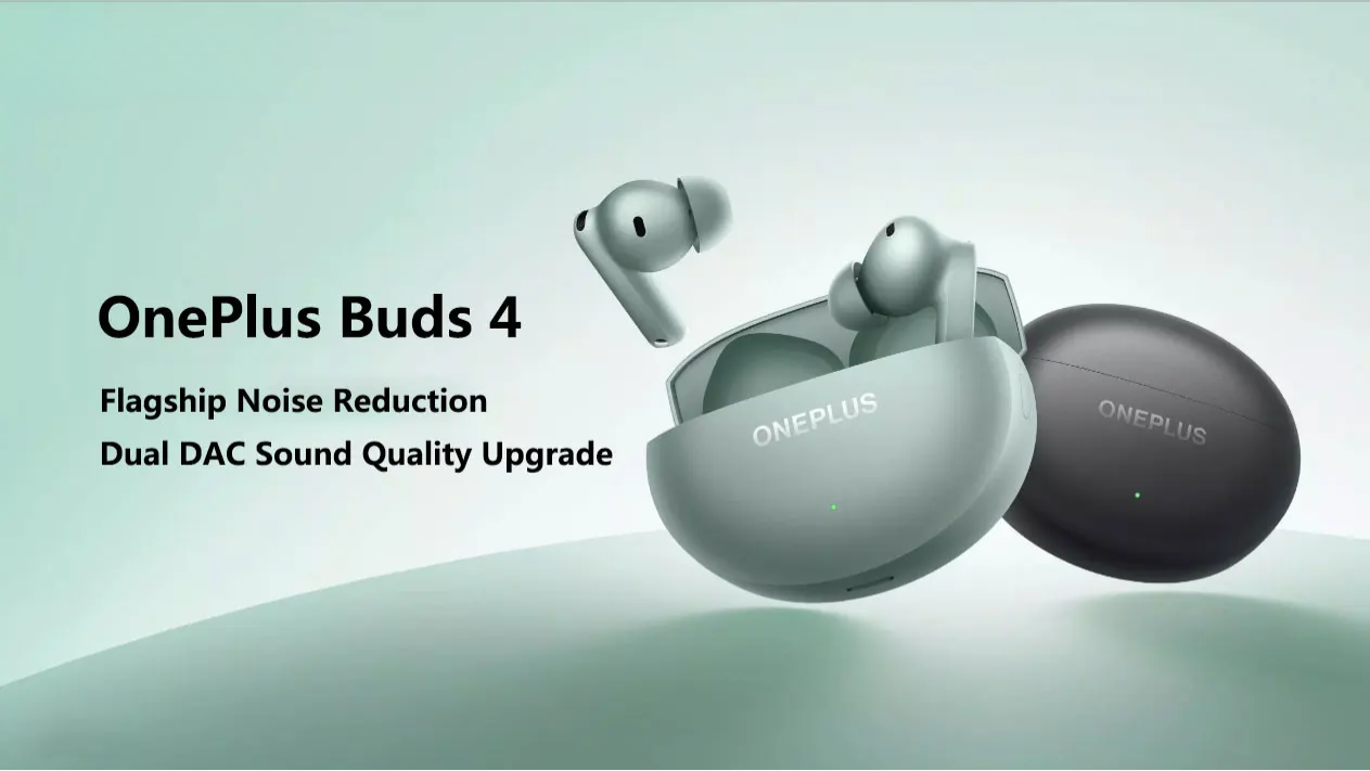 Compact Gray Earbuds with Black Case and Long Battery