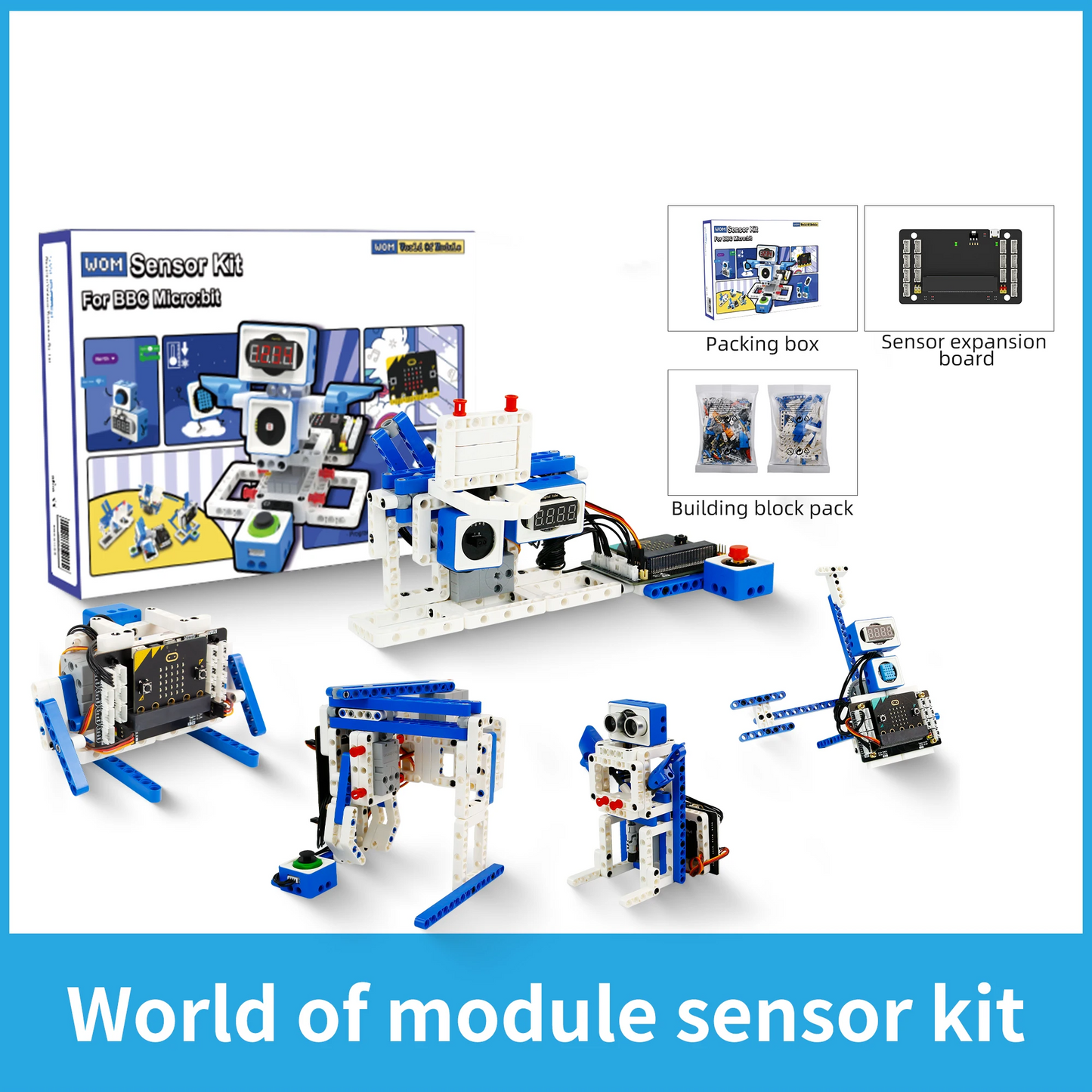 21-in-1 Robotics Kit DIY Electronic Sensor STEM Toy