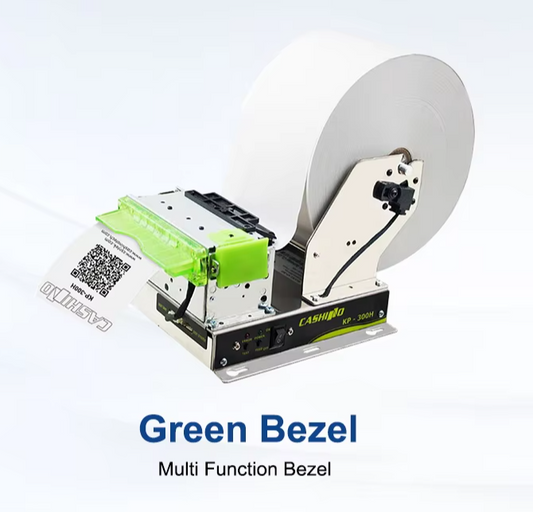 80mm Thermal Kiosk Ticket Printer Green Bezel