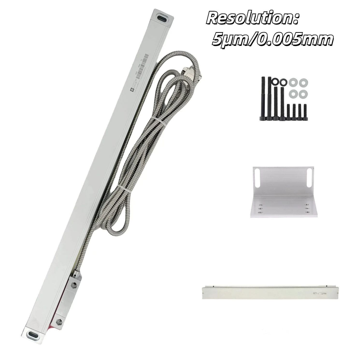 350mm Linear Scale 5μm TTL Optical Encoder