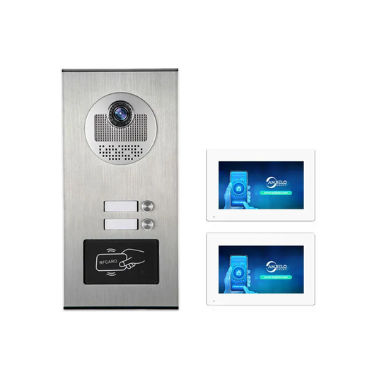 Smart 7″ Wired Video Doorbell Intercom with RFID Unlock
