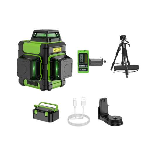 Compact 3x360 Green Beam Laser Level Tool