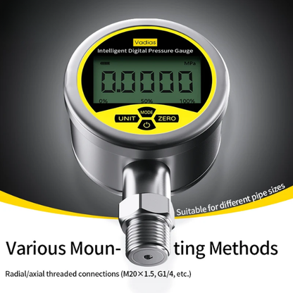Digital Pressure Gauge 0-0.25MPa 80mm SS304