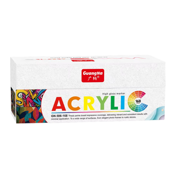 168-Colour Acrylic Marker Pens for Drawing & Crafts