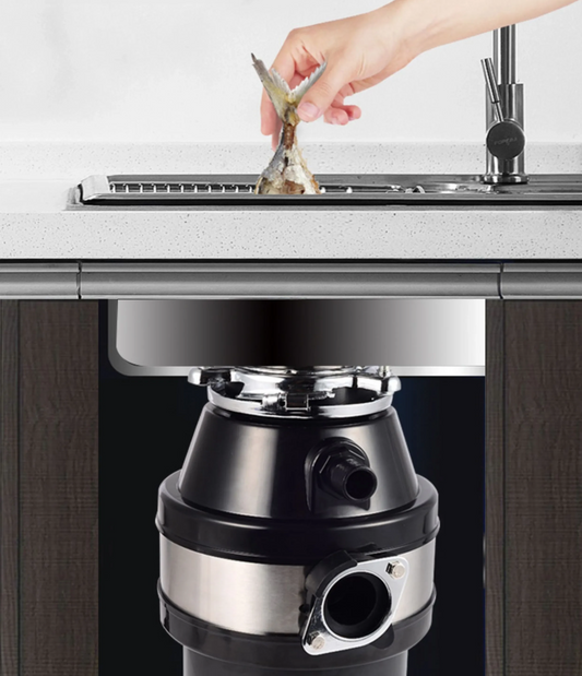 220V Kitchen Sink Food Waste Disposer with Powerful Grinder
