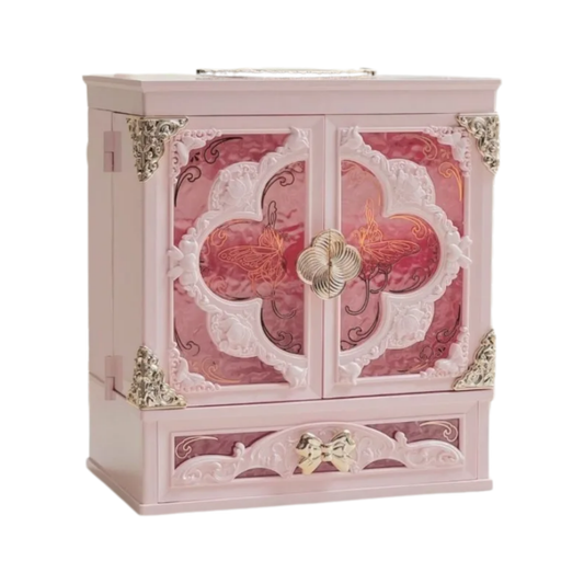 Acrylic Jewelry Display Case for Rings and Necklaces