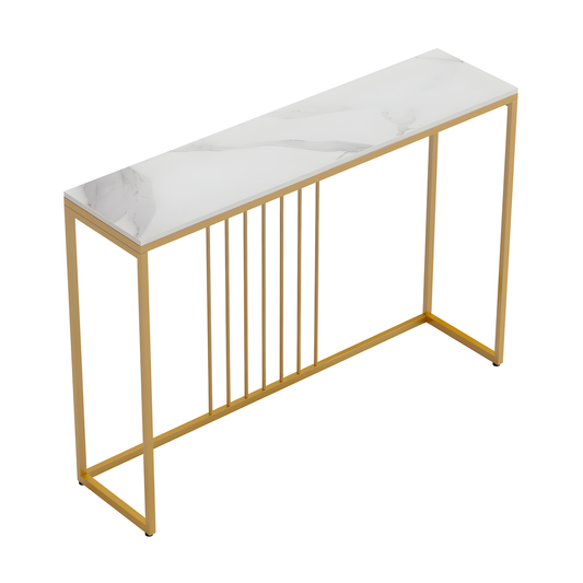 Minimalist Console Table 120cm Metal Frame Side Table