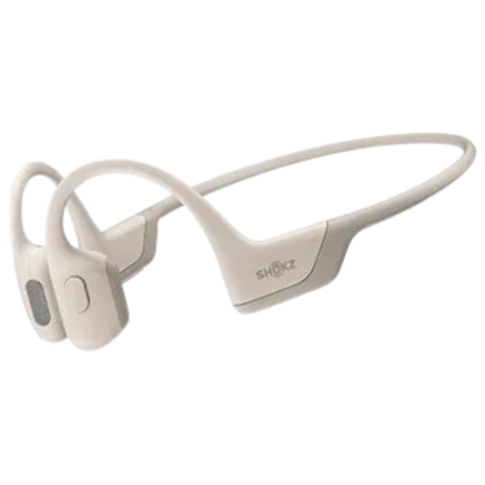 White Open-Ear Bone Conduction Running Headphones Bluetooth 5.1