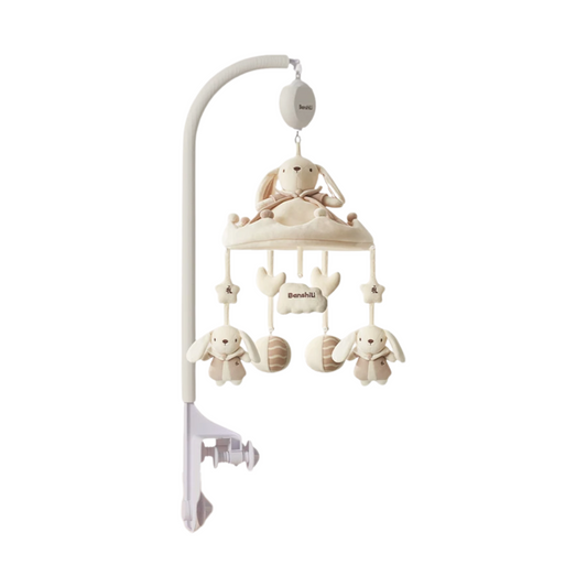 Crib Mobile Magic Rabbit with Soothing Music and Lights