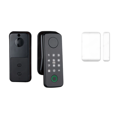 Smart Black Fingerprint Lock with Auto Keyless Unlock
