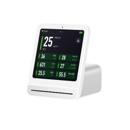 Touchscreen Indoor Air Quality Monitor with Temperature and Humidity