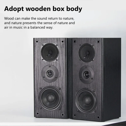 Hi-Fi 60W Wooden Passive Speakers for Home Theater