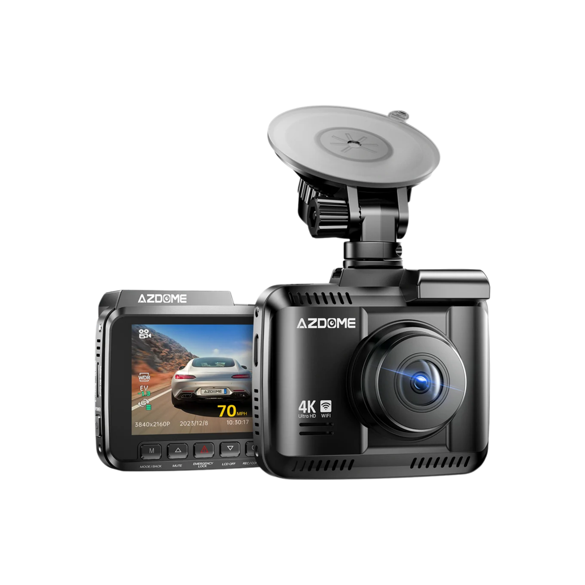 Ultra HD 4K Dash Cam with 128GB and Parking Monitor