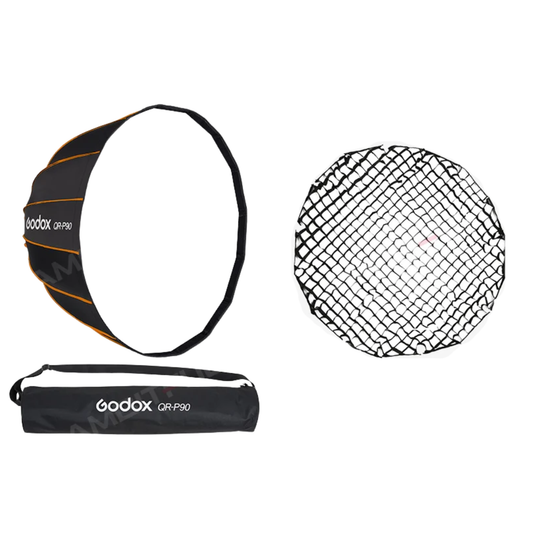90cm Softbox with Honeycomb Grid Bowens Studio Flash