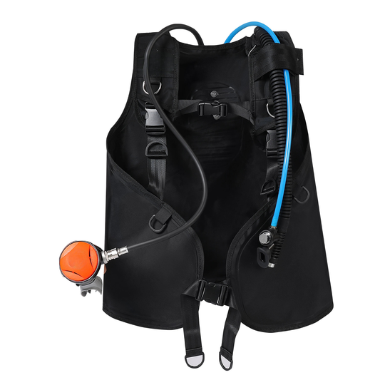 Cordless Scuba Snorkel Air Supply 10m Waterproof Diving Kit