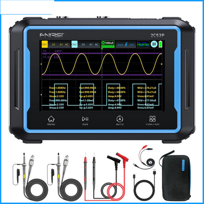 3-in-1 50MHz Digital Oscilloscope with Multimeter Touchscreen