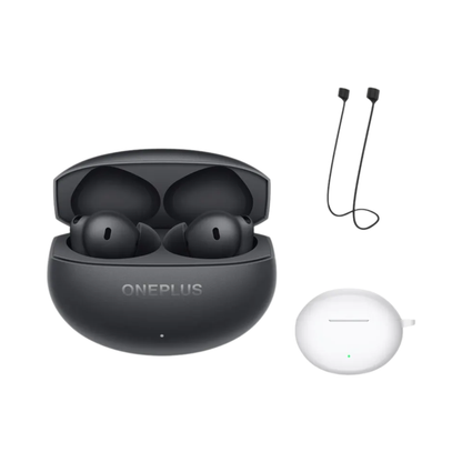 TWS Bluetooth Earphones Gray with White Charging Case Included