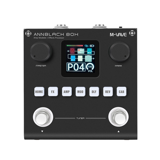 Rechargeable Guitar Bass Multi Effects Processor with Amp Models