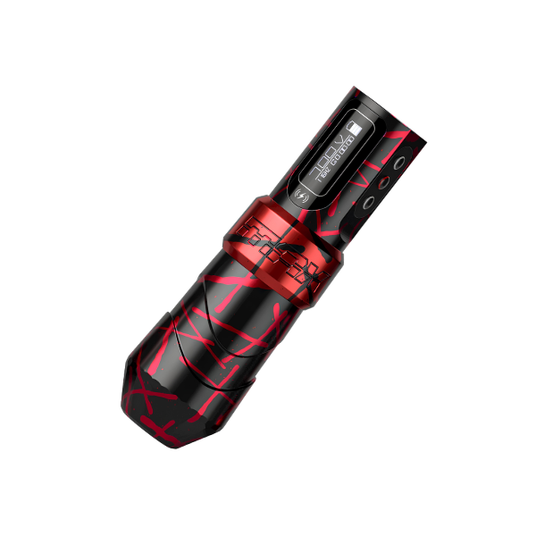 Cordless Tattoo Machine 4.0mm Stroke Red Camo