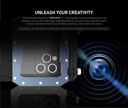 Waterproof Diving Case for iPhone 16 Dynamic Black