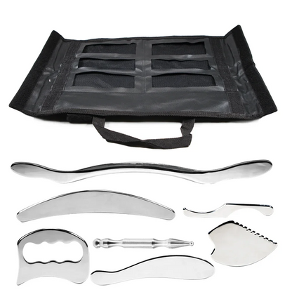 Stainless Steel 7-Piece IASTM Scraping Tool Set