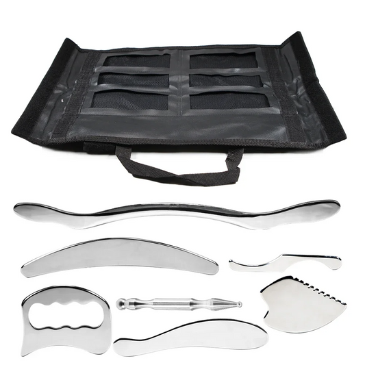 Stainless Steel 7-Piece IASTM Scraping Tool Set