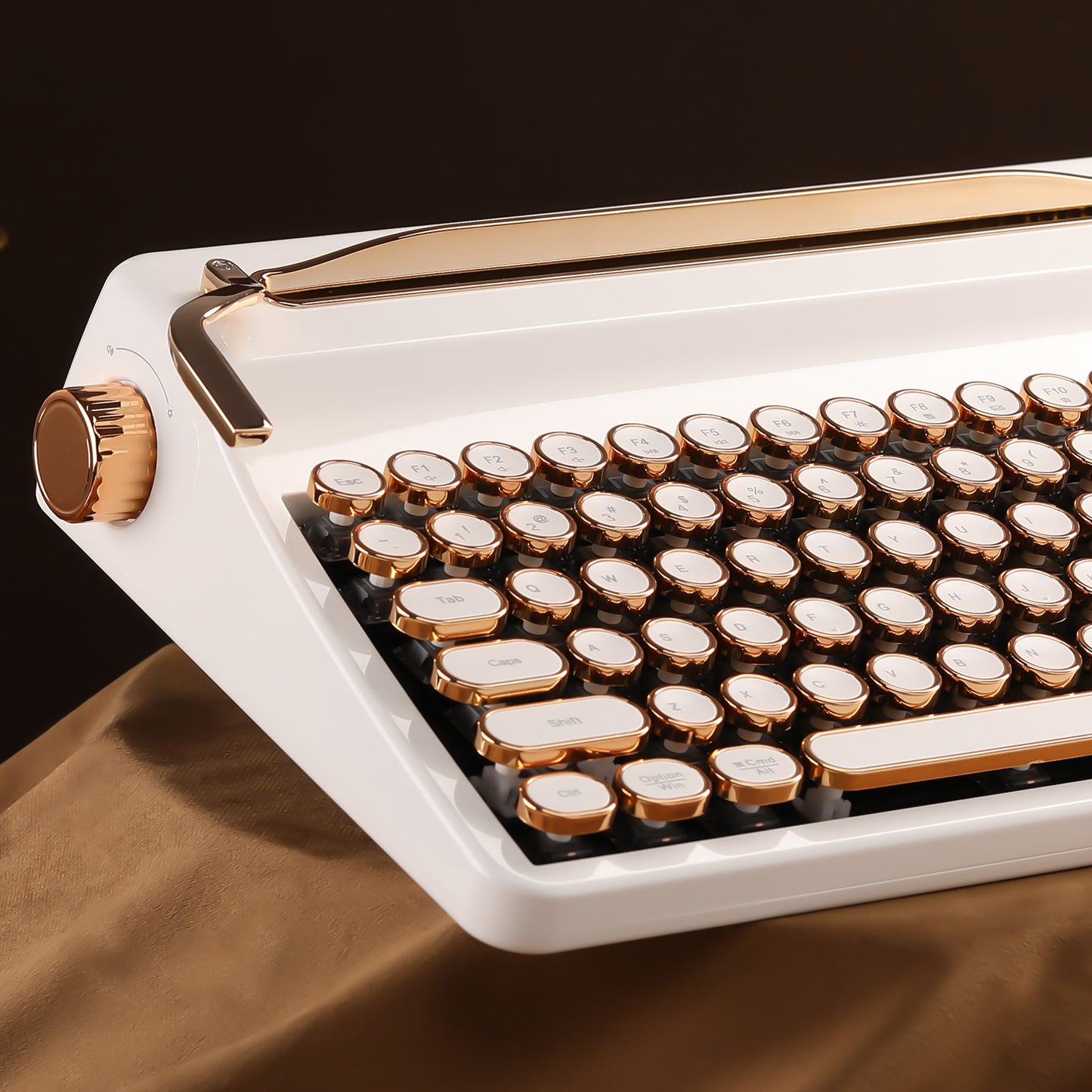 Customizable RGB Mechanical Keyboard White Cocoa Cream V2
