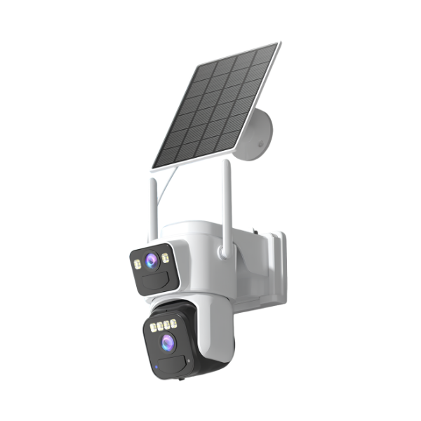 8MP Dual Lens Solar WiFi Security Camera with Color Night Vision