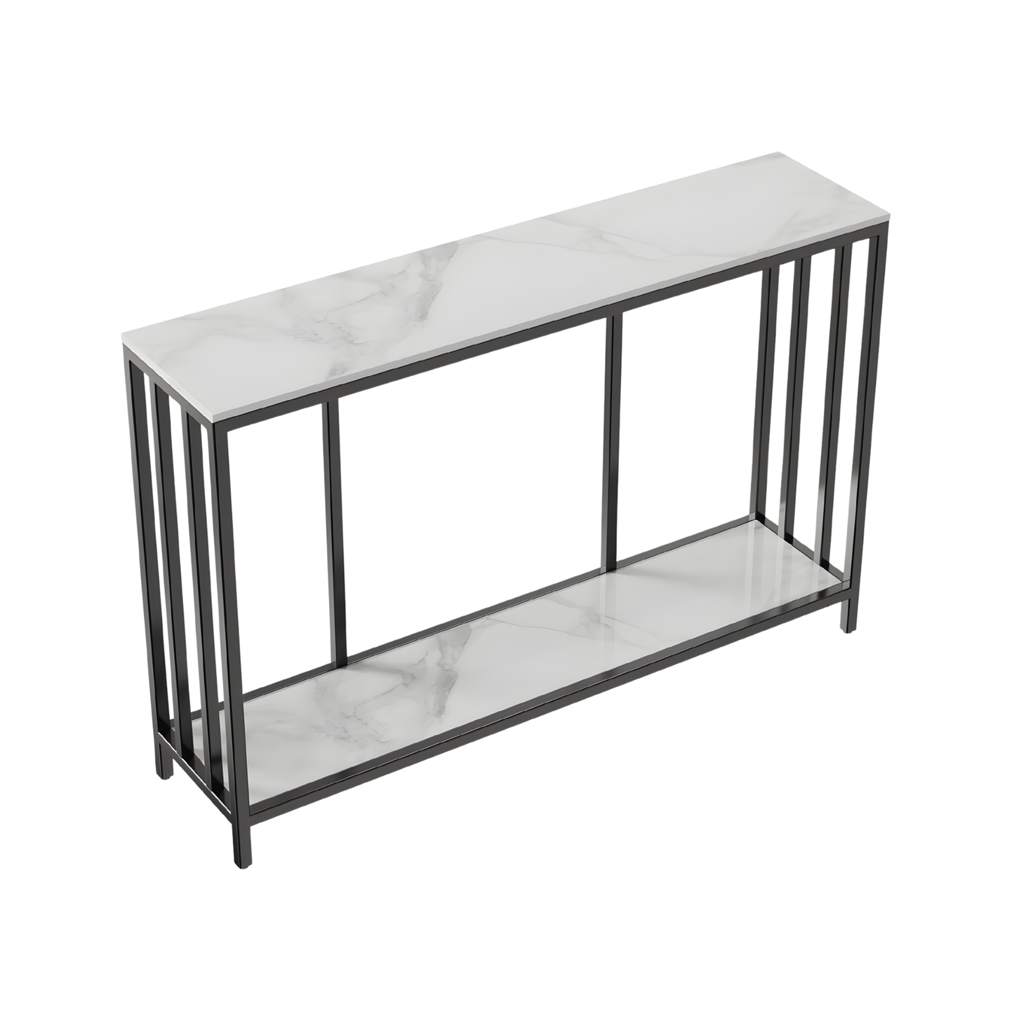 Narrow Entryway Table with Metal Base 47.2 Inch