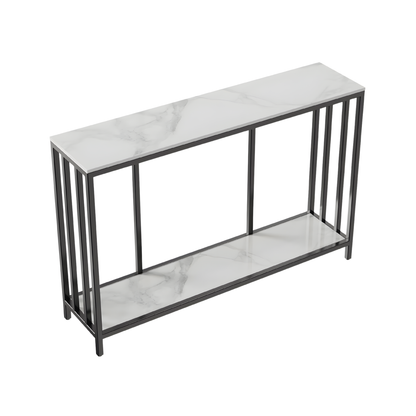 Narrow Entryway Table with Metal Base 47.2 Inch
