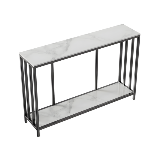 Narrow Entryway Table with Metal Base 47.2 Inch