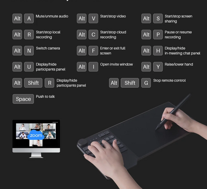 Portable Graphic Tablet with Keydial and 5 Express Keys