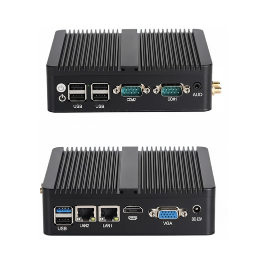Industrial Barebone PC Dual LAN RS232-485 Expandable Design