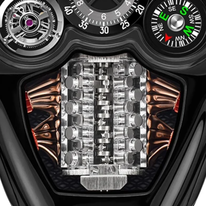 50ATM Waterproof Silicone Quartz Men's Watch Multifunction Sports