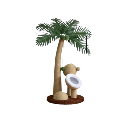 Coconut Tree Cat Scratcher Pole Small Medium Cats