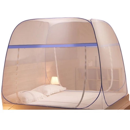 Foldable Mosquito Net Tent 120x200 Grey Double Bed