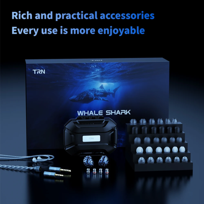 Whale Shark Hybrid Earphones with Triple Dynamic Drivers