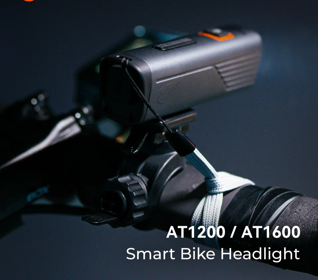 1200 Lumen Smart Bicycle Light with Auto Brightness Control
